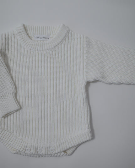 CHUNKY KNIT ROMPER