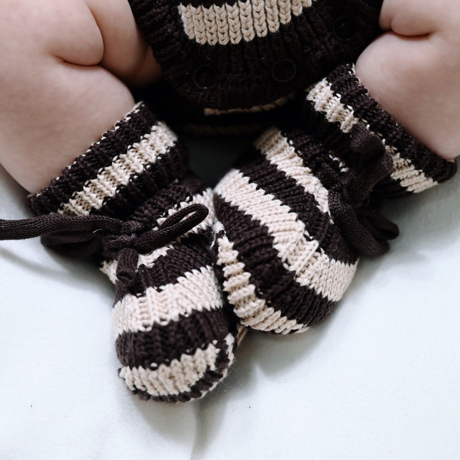 KNITTED BOOTIES | TIRAMISU
