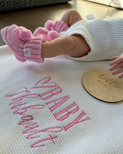 KNITTED BOOTIES | BALLERINA PINK