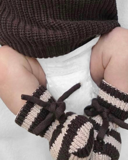 KNITTED BOOTIES | TIRAMISU