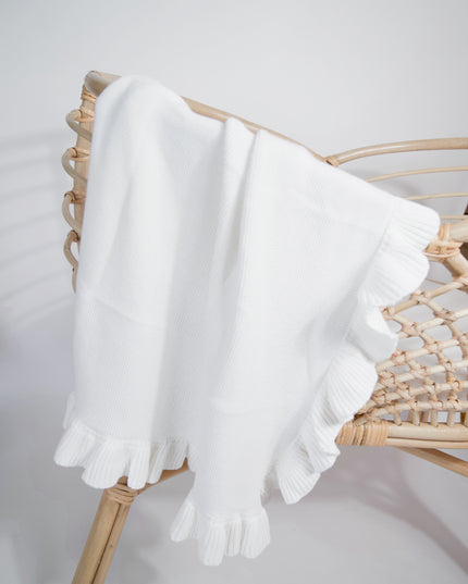 MARSHMALLOW KNIT BLANKET