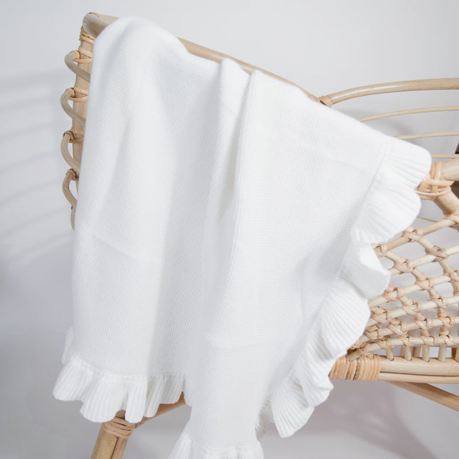 MARSHMALLOW KNIT BLANKET