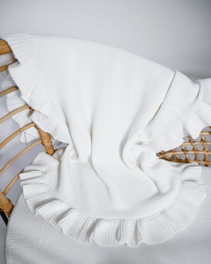 MARSHMALLOW KNIT BLANKET