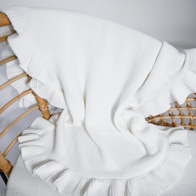 MARSHMALLOW KNIT BLANKET